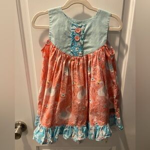 4T Swan Dress
